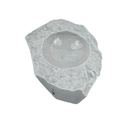 John Shedd Art Pottery Ashtray Indented Circle Gray Studio Ceramic Signed - Picture 6 of 11